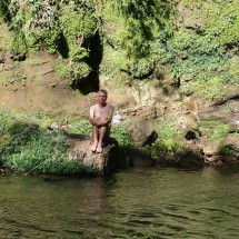 Alfred is enjoying the sun ...